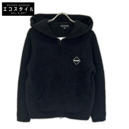 F.C.Real Bristol エフシーリアルブリストル 【×BAREFOOT DREAMS】23SS SZMCC21931 ブラック パイル ジップアップフーディ ジャケット