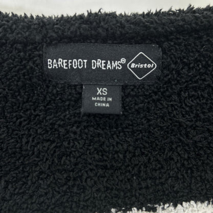 F.C.Real Bristol エフシーリアルブリストル 【×BAREFOOT DREAMS】23SS SZMCC21931 ブラック パイル ジップアップフーディ ジャケット