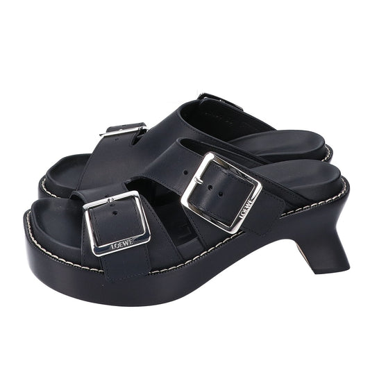 LOEWE ロエベ 【新品同様】L814465X83 EASE HEEL SLIDE 90 イーズ ヒール スライド サンダル シューズ