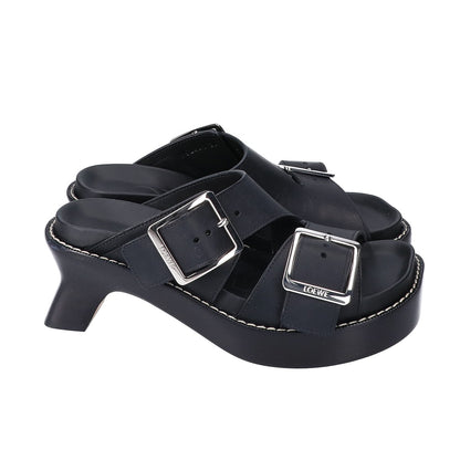 LOEWE Loewe 【Like new】L814465X83 EASE HEEL SLIDE 90 Ease heel slide sandals