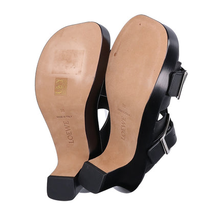 LOEWE Loewe 【Like new】L814465X83 EASE HEEL SLIDE 90 Ease heel slide sandals