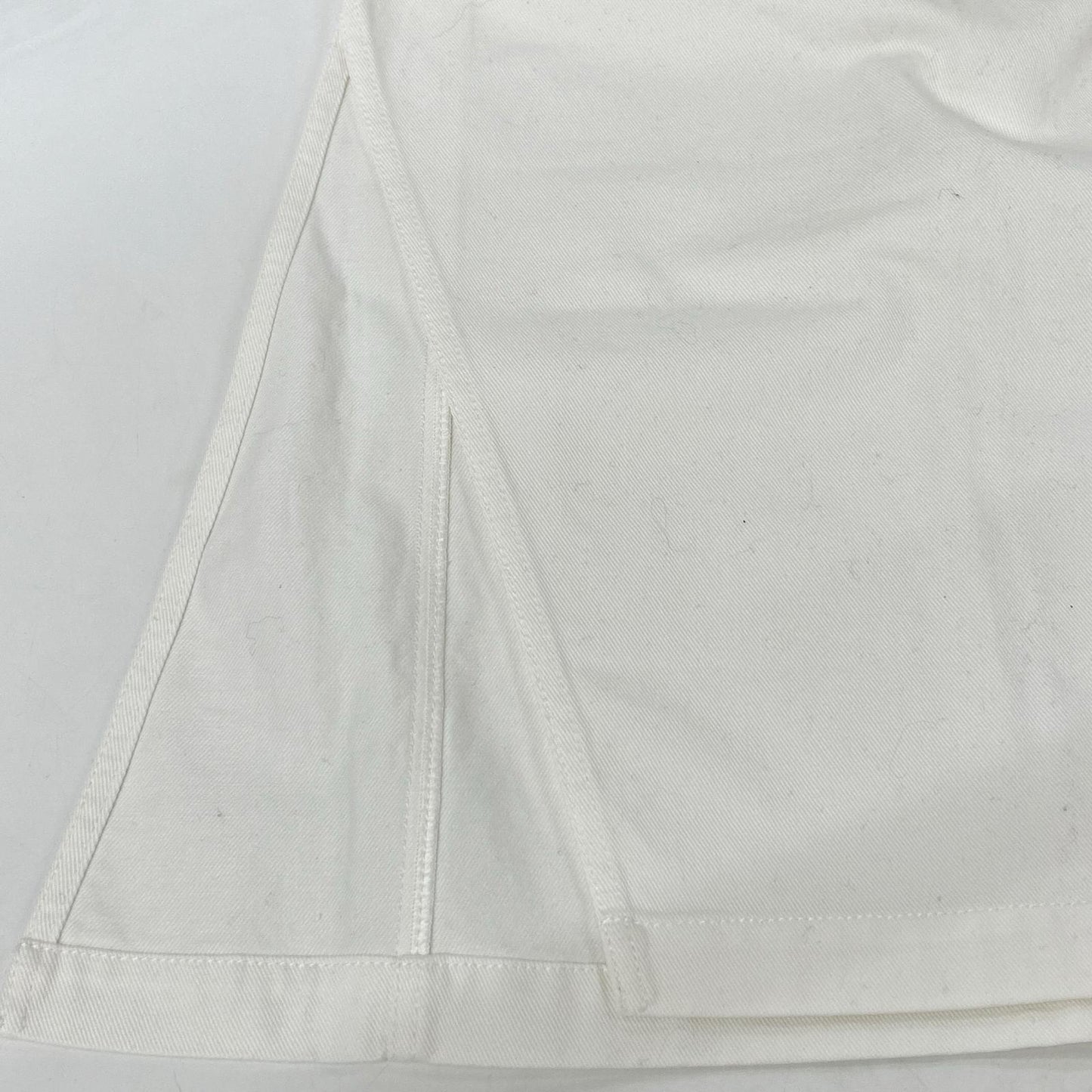 LOEWE ロエベ S359Y1EX13 ホワイト ROLLED DENIM SKIRT デコンストラクトデニムスカート スカート
