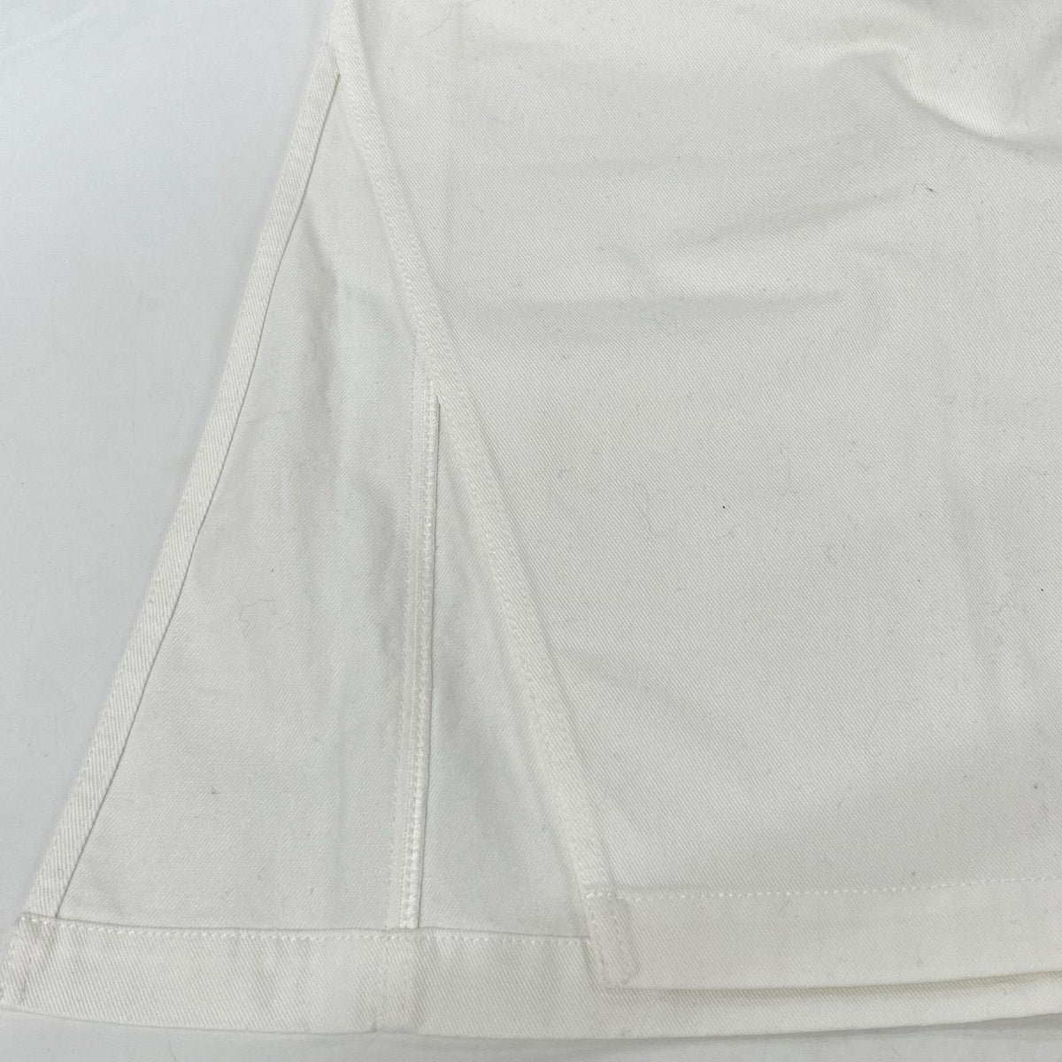 LOEWE Loewe S359Y1EX13 White ROLLED DENIM SKIRT deconstructed denim skirt skirt