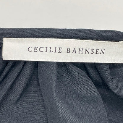 Cecilie Bahnsen セシリーバンセン 2.22RTW17003 ブラック DAMARA SKIRT ダマラ デザインギャザースカート スカート