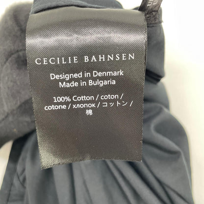 Cecilie Bahnsen セシリーバンセン 2.22RTW17003 ブラック DAMARA SKIRT ダマラ デザインギャザースカート スカート