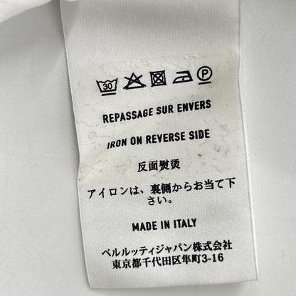 berluti ベルルッティ R15HTS02CAHX ホワイト カリグラフィ ショートスリーブ ボタンシャツ トップス