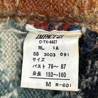 RalphLauren COUNTRY ラルフローレン カントリー 90s ブラウン マルチカラー トナカイ 星条旗 ニットベスト ベスト