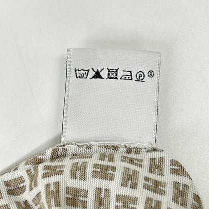 HERMES エルメス ホワイト×グレー Hデザイン 総柄 ショートスリーブカットソー トップス