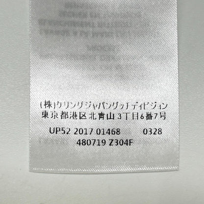 GUCCI グッチ 17年製 480719 ライトブルー ストライプ 雀刺繍 ロングスリーブボタンシャツ トップス