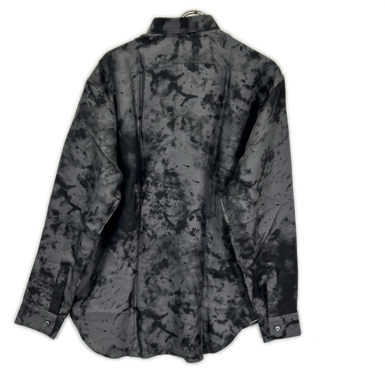 berluti ベルルッティ R16HTL52SBDB ブラック ムラ染 ロングスリーブ ボタンシャツ トップス