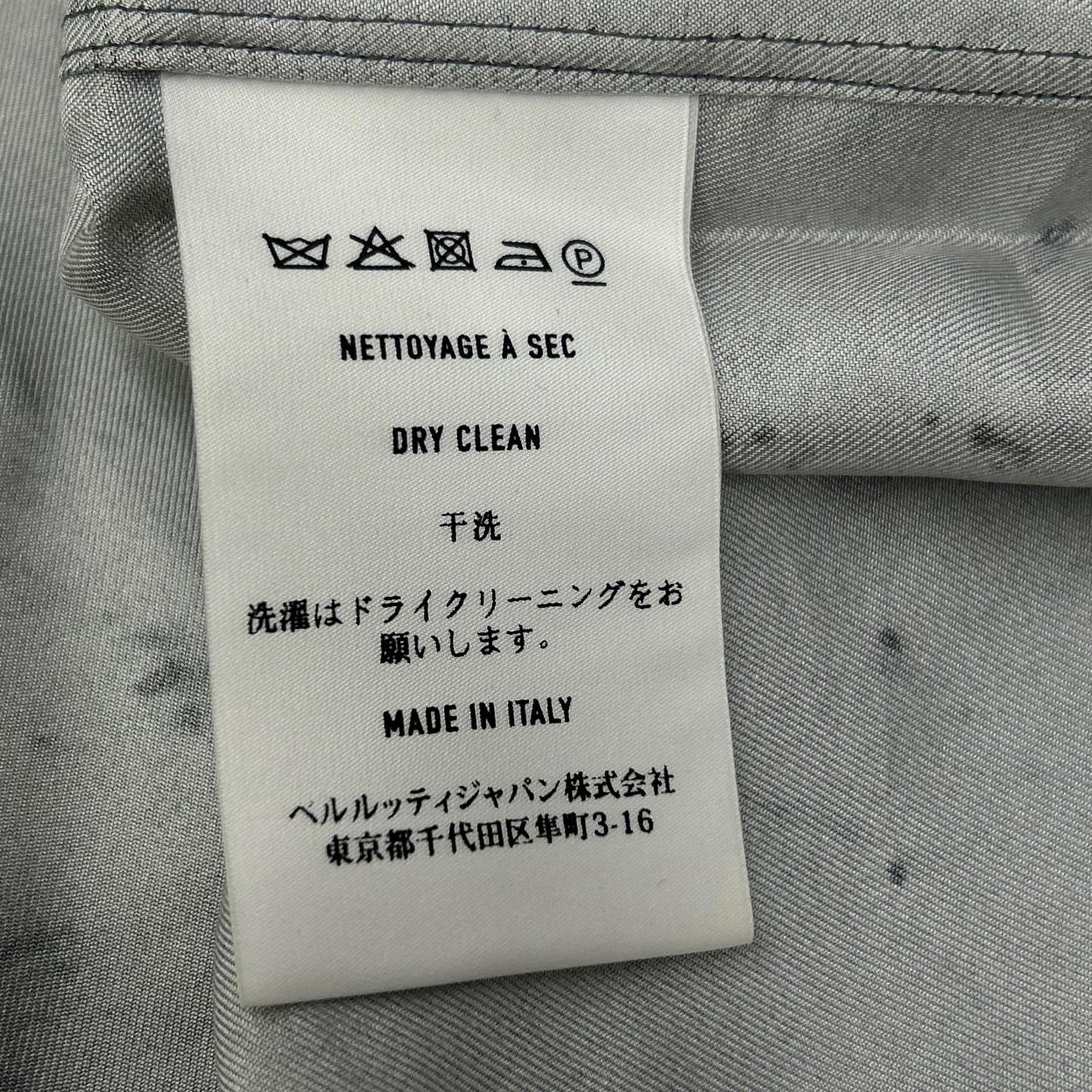 berluti ベルルッティ R16HTL52SBDB ブラック ムラ染 ロングスリーブ ボタンシャツ トップス