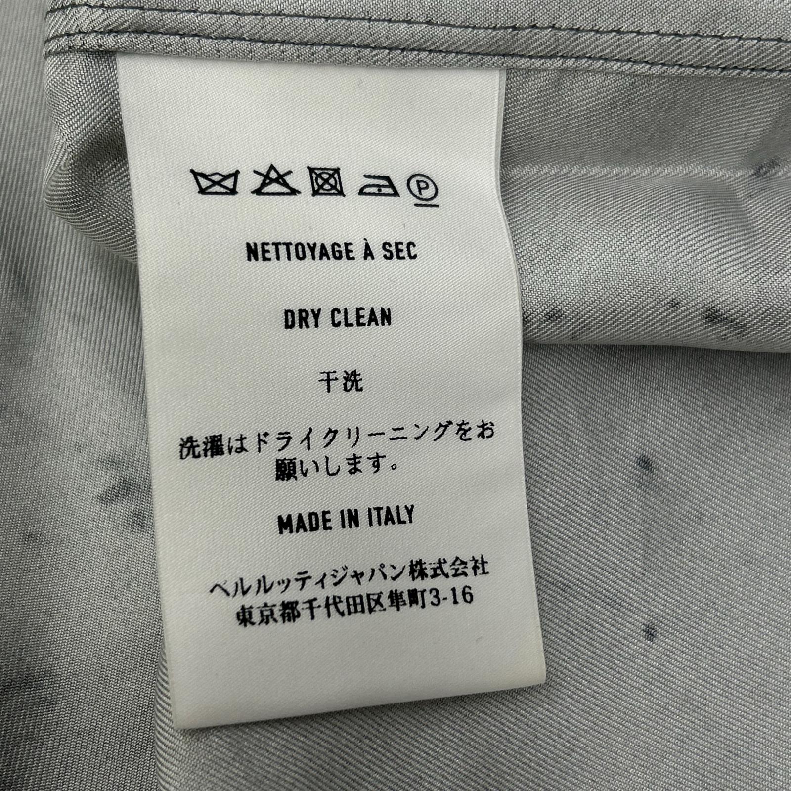 berluti ベルルッティ R16HTL52SBDB ブラック ムラ染 ロングスリーブ ボタンシャツ トップス