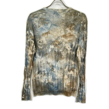 GIORGIOARMANI ジョルジオアルマーニ ベージュ マルチカラー タイダイ染 ロングスリーブ トップス トップス
