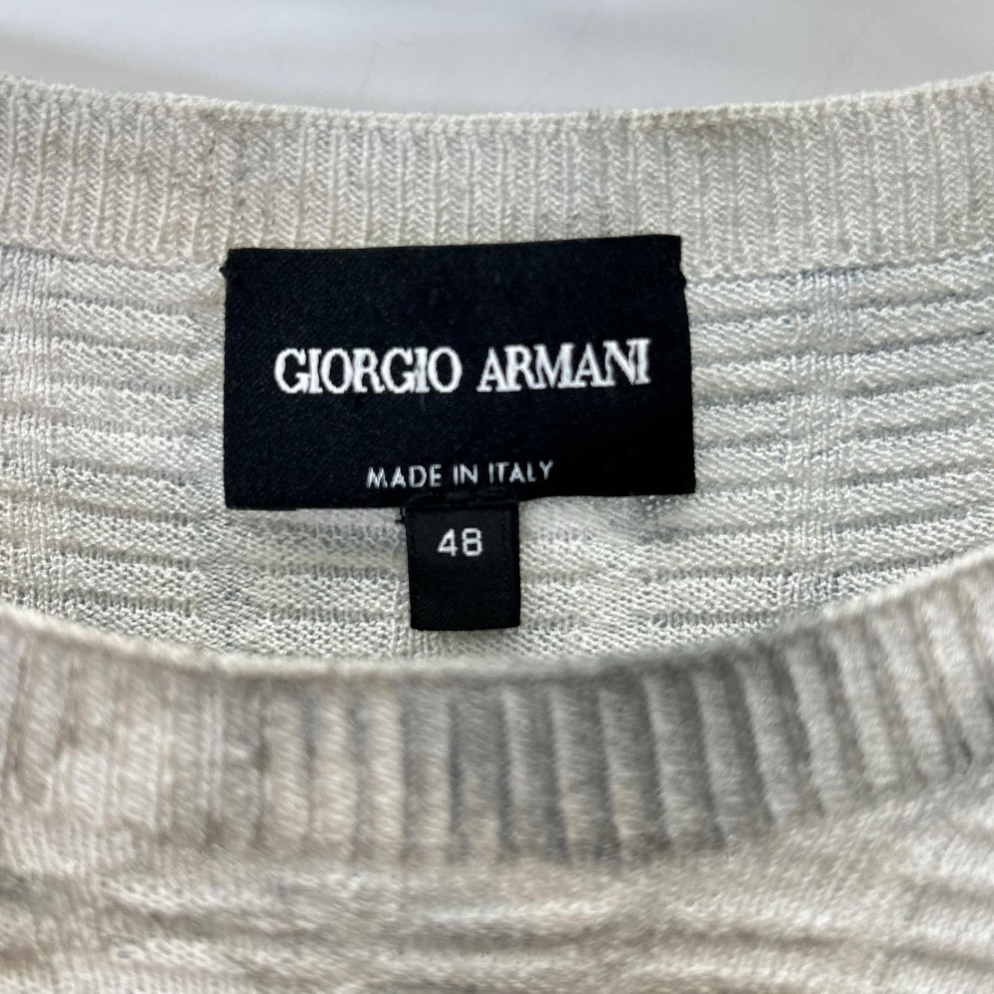 GIORGIOARMANI ジョルジオアルマーニ ベージュ マルチカラー タイダイ染 ロングスリーブ トップス トップス