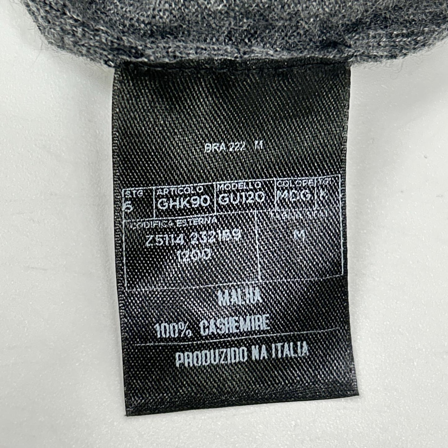 GUCCI グッチ Z5114 232169 チャコール タートルネック ロングスリーブ セーター トップス