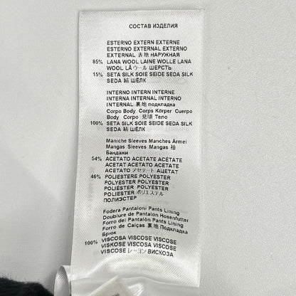 ETRO エトロ 1A984 0125 パープル チェック柄 ペイズリーインナー ジャケット パンツ セットアップ スーツ セットアップ