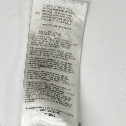 ETRO エトロ 1G960 1186 ネイビー ピンストライプ フラワー刺繍 ジレ ベスト