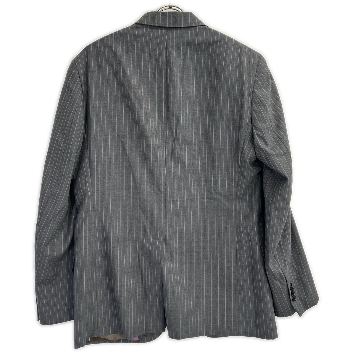 ETRO エトロ 092-10911-0072 グレー ストライプ 総柄インナー スーツセットアップ スーツ セットアップ