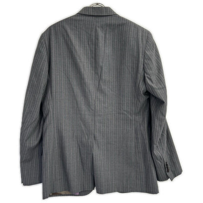 ETRO エトロ 092-10911-0072 グレー ストライプ 総柄インナー スーツセットアップ スーツ セットアップ