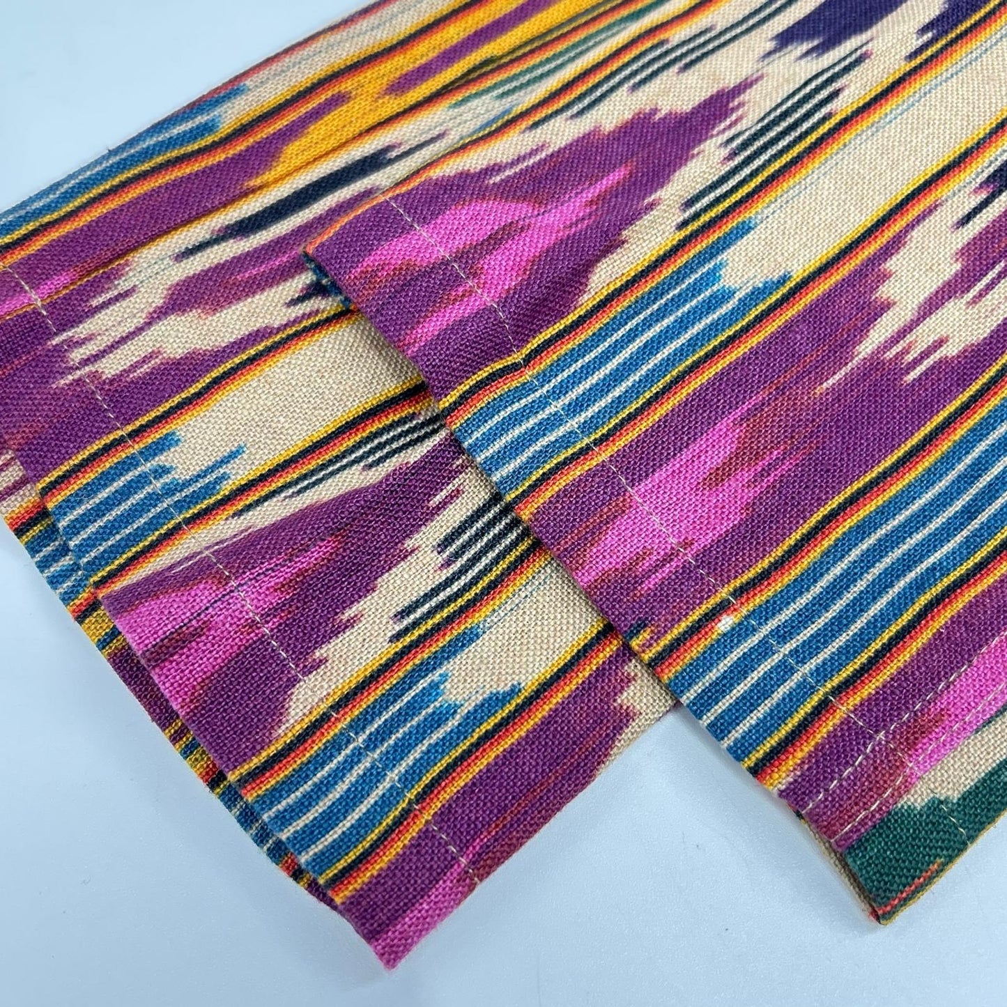 ETRO エトロ 1W352 4114 パープル×ベージュ 総柄 ペイント パンツ ボトムス