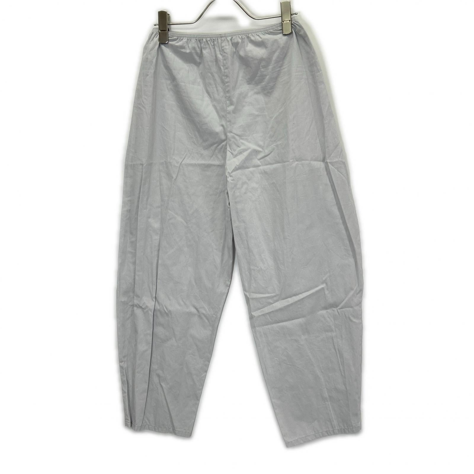 ENFOLD エンフォルド 300G831-1550 グレー シアードット レイヤードスタイル FORMED EGG PANT ボトムス