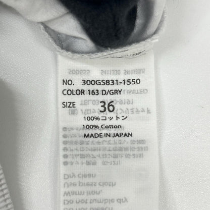 ENFOLD エンフォルド 300G831-1550 グレー シアードット レイヤードスタイル FORMED EGG PANT ボトムス