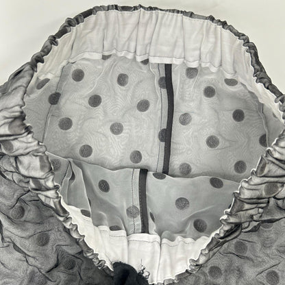 ENFOLD エンフォルド 300G831-1550 グレー シアードット レイヤードスタイル FORMED EGG PANT ボトムス