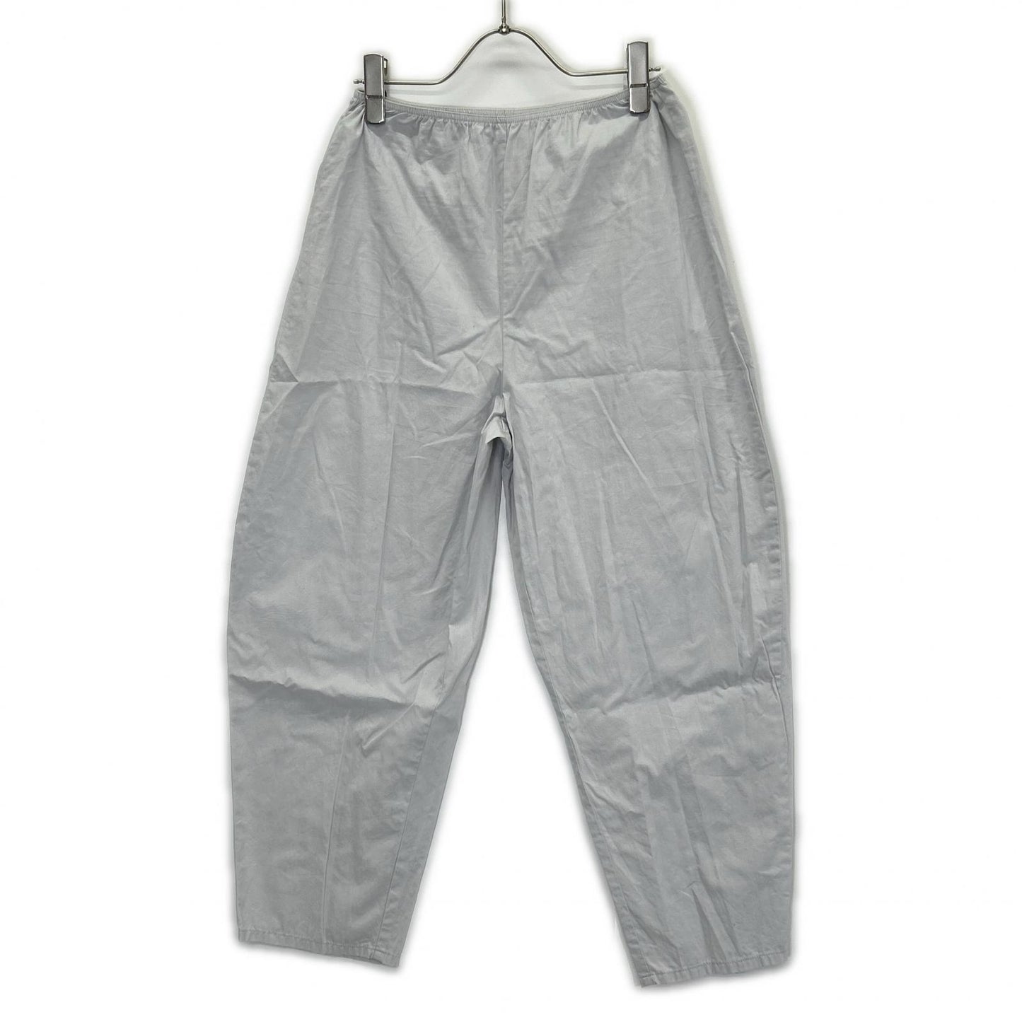 ENFOLD エンフォルド 300G831-1550 グレー シアードット レイヤードスタイル FORMED EGG PANT ボトムス