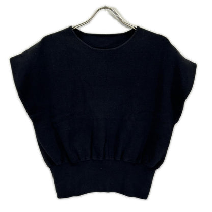 ADORE アドーア 531-2270714 ブラック クリアコットン フレンチニットトップス トップス