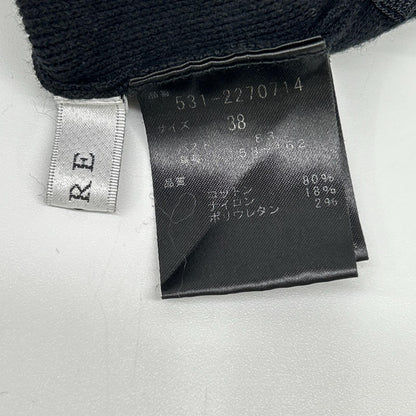 ADORE アドーア 531-2270714 ブラック クリアコットン フレンチニットトップス トップス
