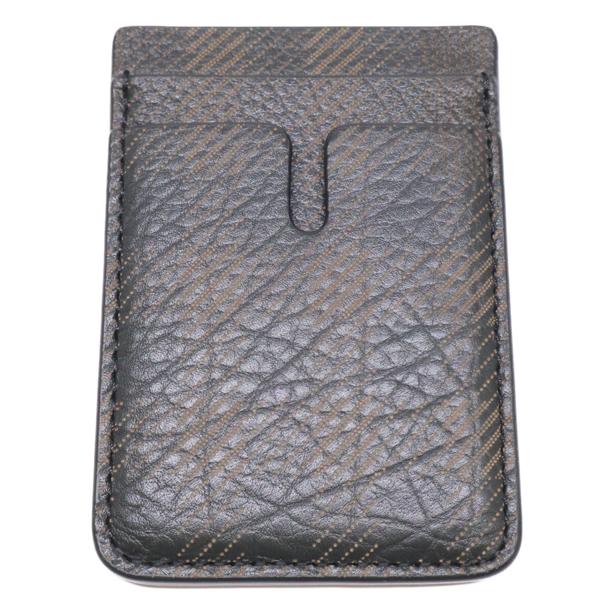 BURBERRY バーバリー 【美品】81029701 チェック マグネティック カードケース