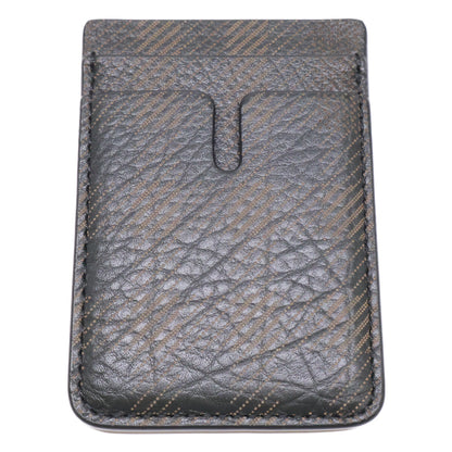 BURBERRY バーバリー 【美品】81029701 チェック マグネティック カードケース