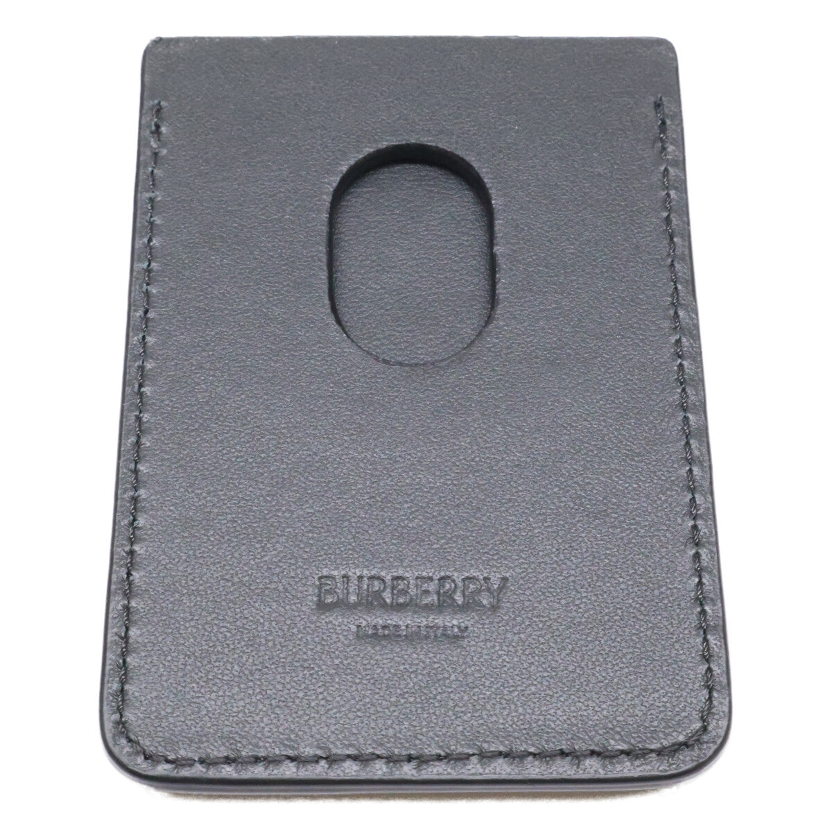 BURBERRY バーバリー 【美品】81029701 チェック マグネティック カードケース