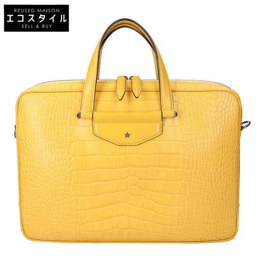 JIMMY CHOO ジミーチュウ 【美品】21SS KNOX ノックス エンボスレザー 2WAY ブリーフケース ビジネスバッグ ブリーフケース