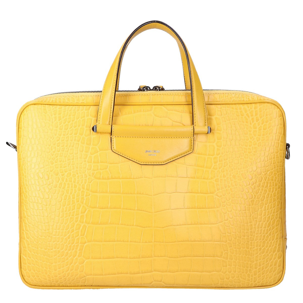 JIMMY CHOO ジミーチュウ 【美品】21SS KNOX ノックス エンボスレザー 2WAY ブリーフケース ビジネスバッグ ブリーフケース