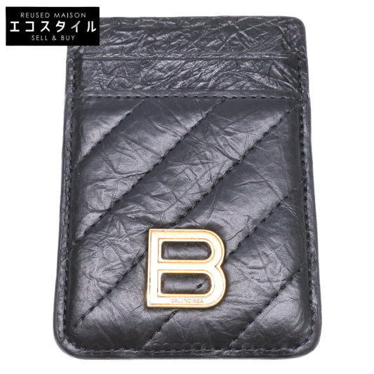 BALENCIAGA バレンシアガ Crush マグネットカードホルダー キルテッド カードケース