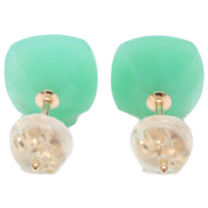 ColouR Jewelry コロル ジュエリー 【美品】25SCRIT10 K10 COLORED STONE EARRINGS Chrysoprase ストーン ピアス