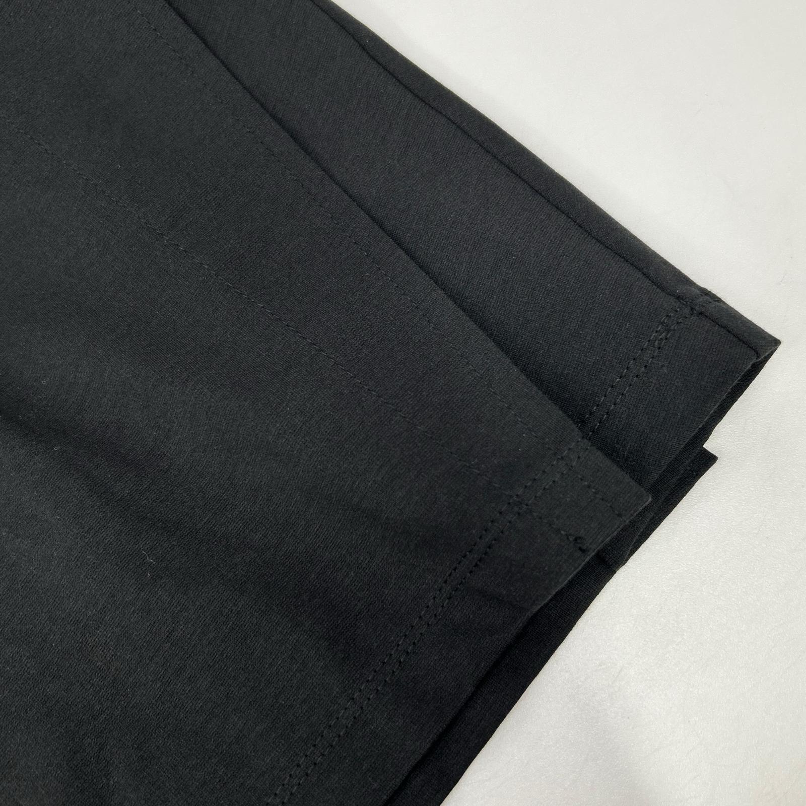 LOHEN ローヘン 24SS ブラック レイヤードデザイン クルーネックS/Sカットソー トップス