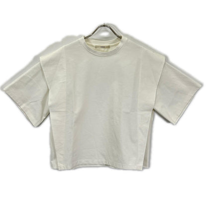 LOHEN ローヘン 24SS ホワイト レイヤードデザイン クルーネックS/Sカットソー トップス