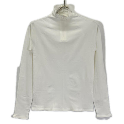 THE ROW ザ ロウ 8137-Y674 ホワイト Patti Top/パティトップ ハーフジップタイトフットニットソー トップス