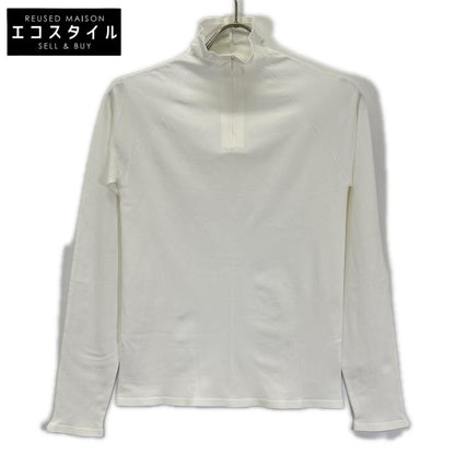 THE ROW ザ ロウ 8137-Y674 ホワイト Patti Top/パティトップ ハーフジップタイトフットニットソー トップス