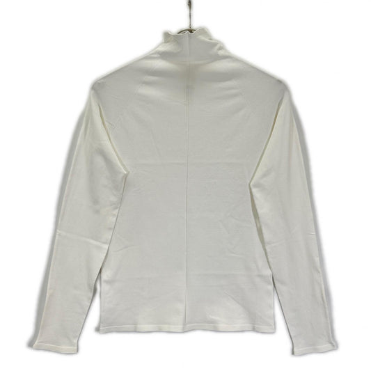 THE ROW ザ ロウ 8137-Y674 ホワイト Patti Top/パティトップ ハーフジップタイトフットニットソー トップス