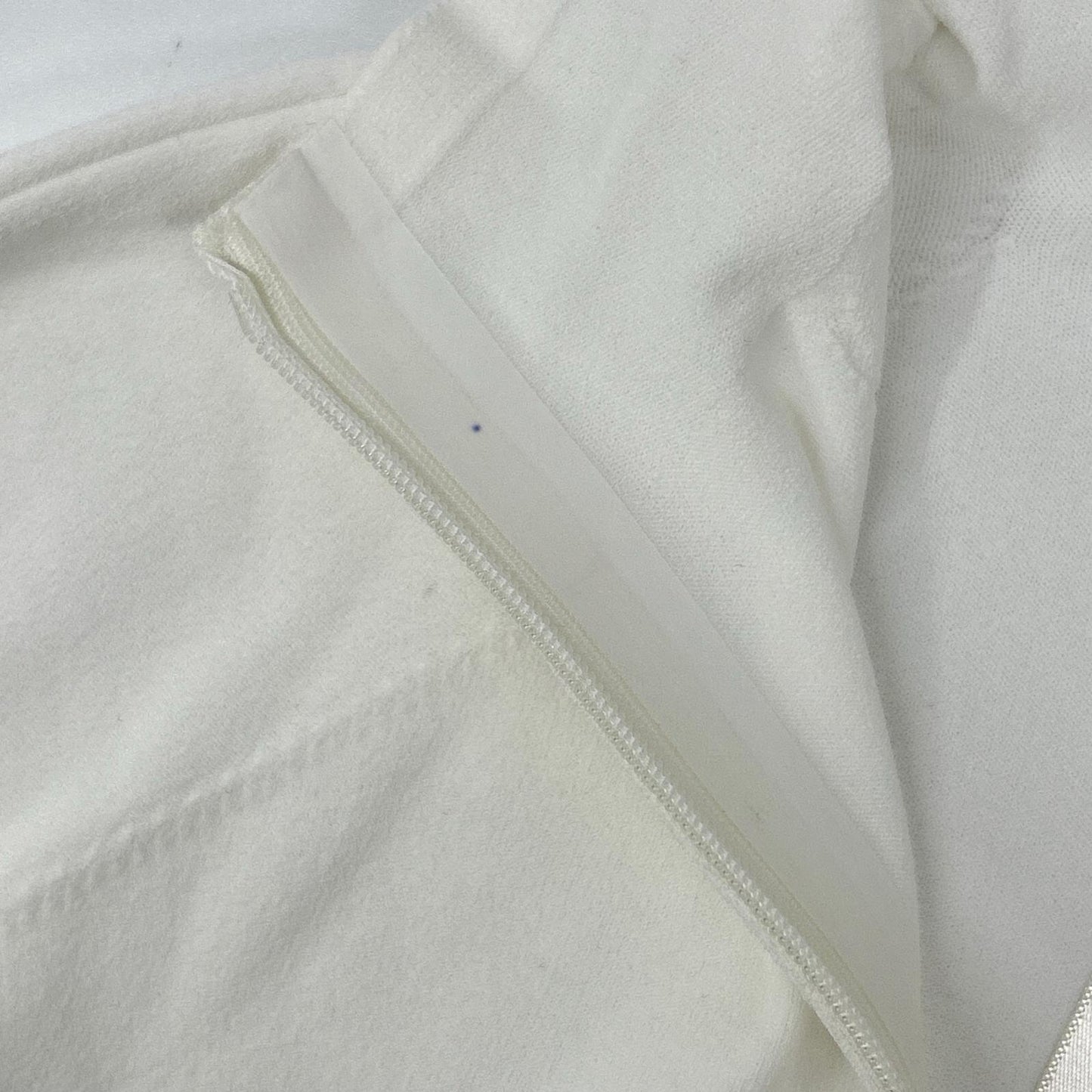 THE ROW ザ ロウ 8137-Y674 ホワイト Patti Top/パティトップ ハーフジップタイトフットニットソー トップス