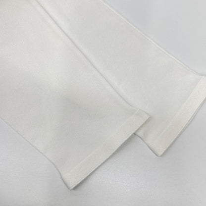 THE ROW ザ ロウ 8137-Y674 ホワイト Patti Top/パティトップ ハーフジップタイトフットニットソー トップス