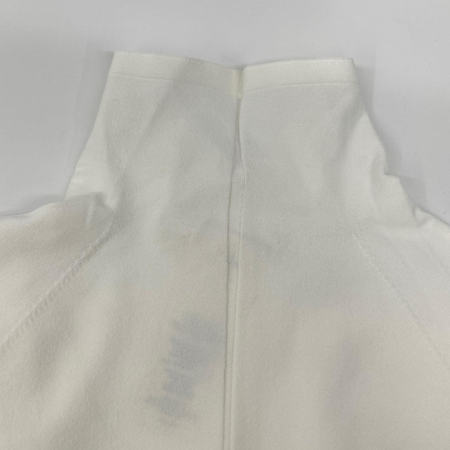 THE ROW ザ ロウ 8137-Y674 ホワイト Patti Top/パティトップ ハーフジップタイトフットニットソー トップス