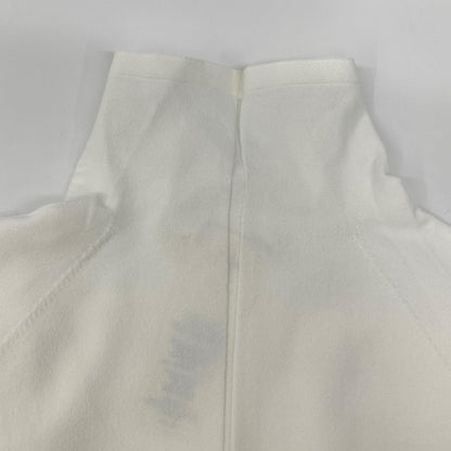THE ROW ザ ロウ 8137-Y674 ホワイト Patti Top/パティトップ ハーフジップタイトフットニットソー トップス