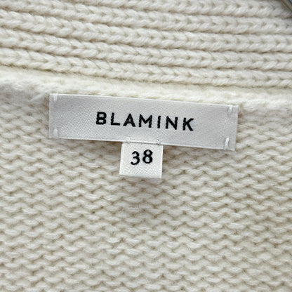 BLAMINK ブラミンク 7915-106-0033 ホワイト カシミヤ100 R CA VN CGN ニットカーディガン トップス