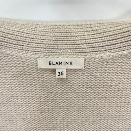 BLAMINK ブラミンク 7918-106-0065 ベージュ カシミヤ100 カシミヤ5Gベスト ニットベスト ベスト