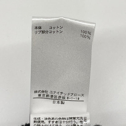 BLAMINK ブラミンク 7917-222-0023 ブラック 吊裏毛ロゴショートスリーブプルオーバー トップス