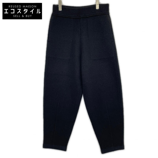 BLAMINK ブラミンク 7914-106-0387 ブラック カシミヤ100 ニットパンツ ボトムス